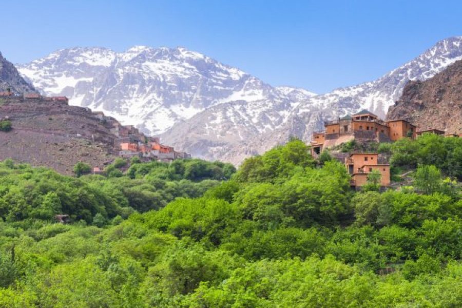 Les montagnes de l'atlas Maroc